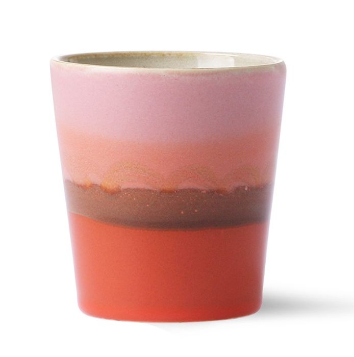 Barevný retro hrnek na kávu Mars - Ø 7,5*8cm / 180ml HKLIVING