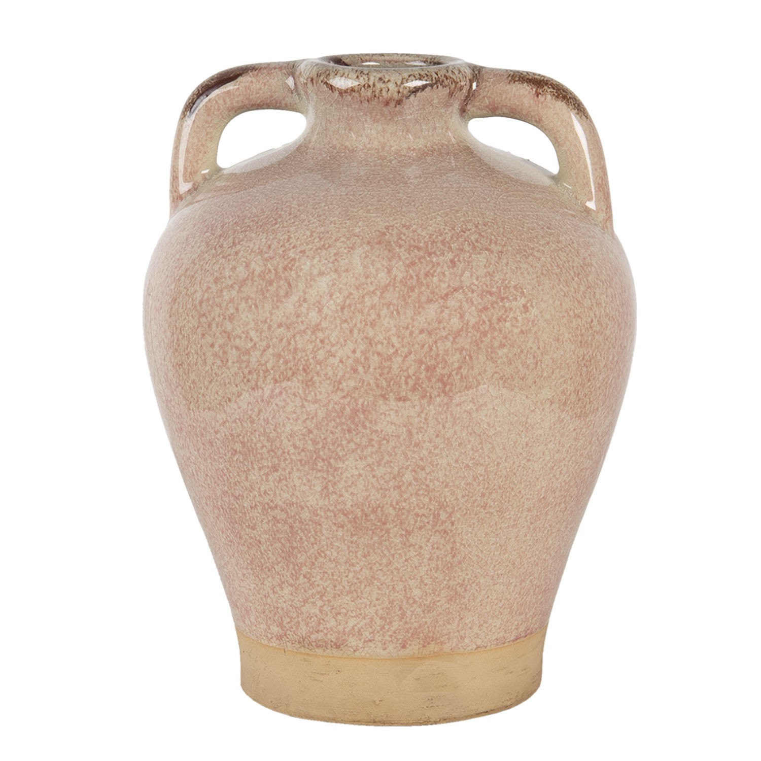 Starorůžová antická váza Antik - Ø 19*25 cm Clayre & Eef