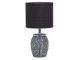 Šedivo černá stolní lampa Gulio - Ø 15*29 cm / E27