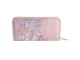 Světle růžová peněženka se šupinami - 10*19 cm
