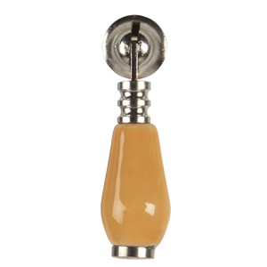 Okrová keramická úchytka Doria - 2*6 cm