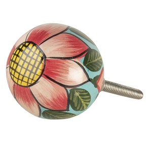 Malovaná barevná úchytka Chiara - 3*7 cm