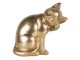 Zlatá dekorativní soška kočka - 21*13*20 cm