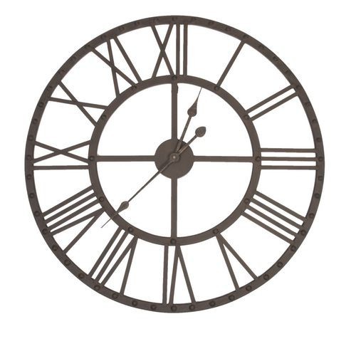 Kovové hodiny - Ø 70*5 cm Clayre & Eef