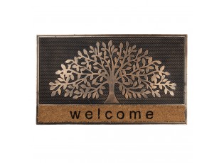 Gumová rohožka Welcome - 75*45*1 cm