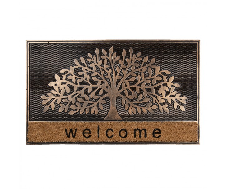 Gumová rohožka Welcome - 75*45*1 cm