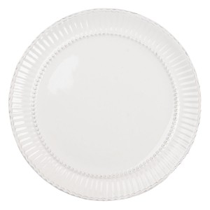 Jídelní krémový talíř Pure Line - Ø 27*2 cm