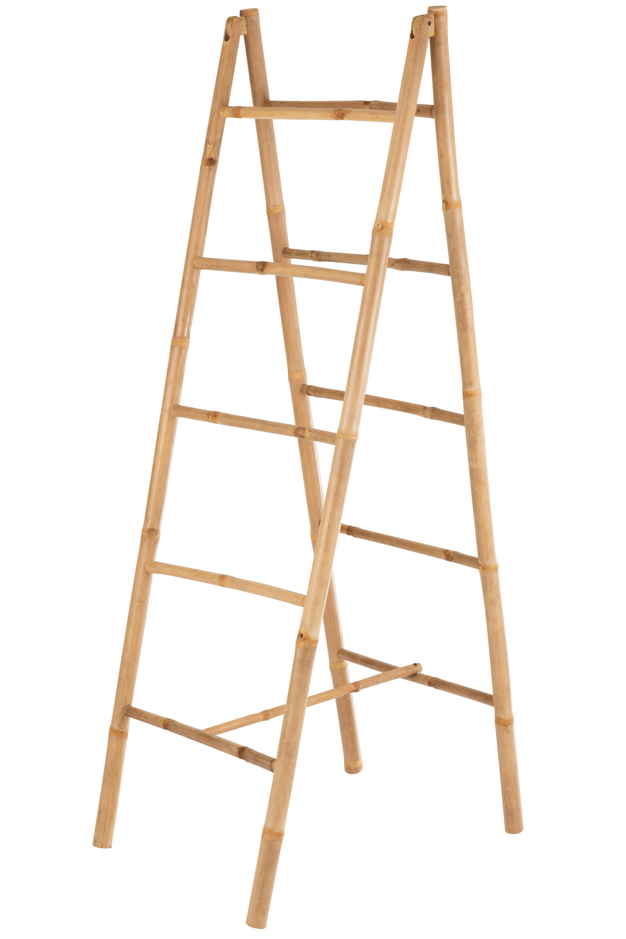 Bambusový věšák na ručníky žebřík Bamboo Pliable - 50*10*157 cm