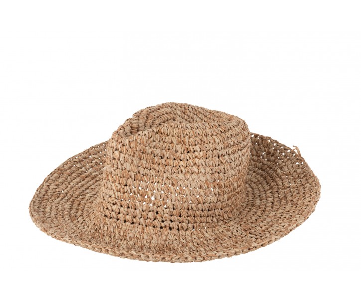 Béžový plážový klobouk Maize - 36*33*15cm