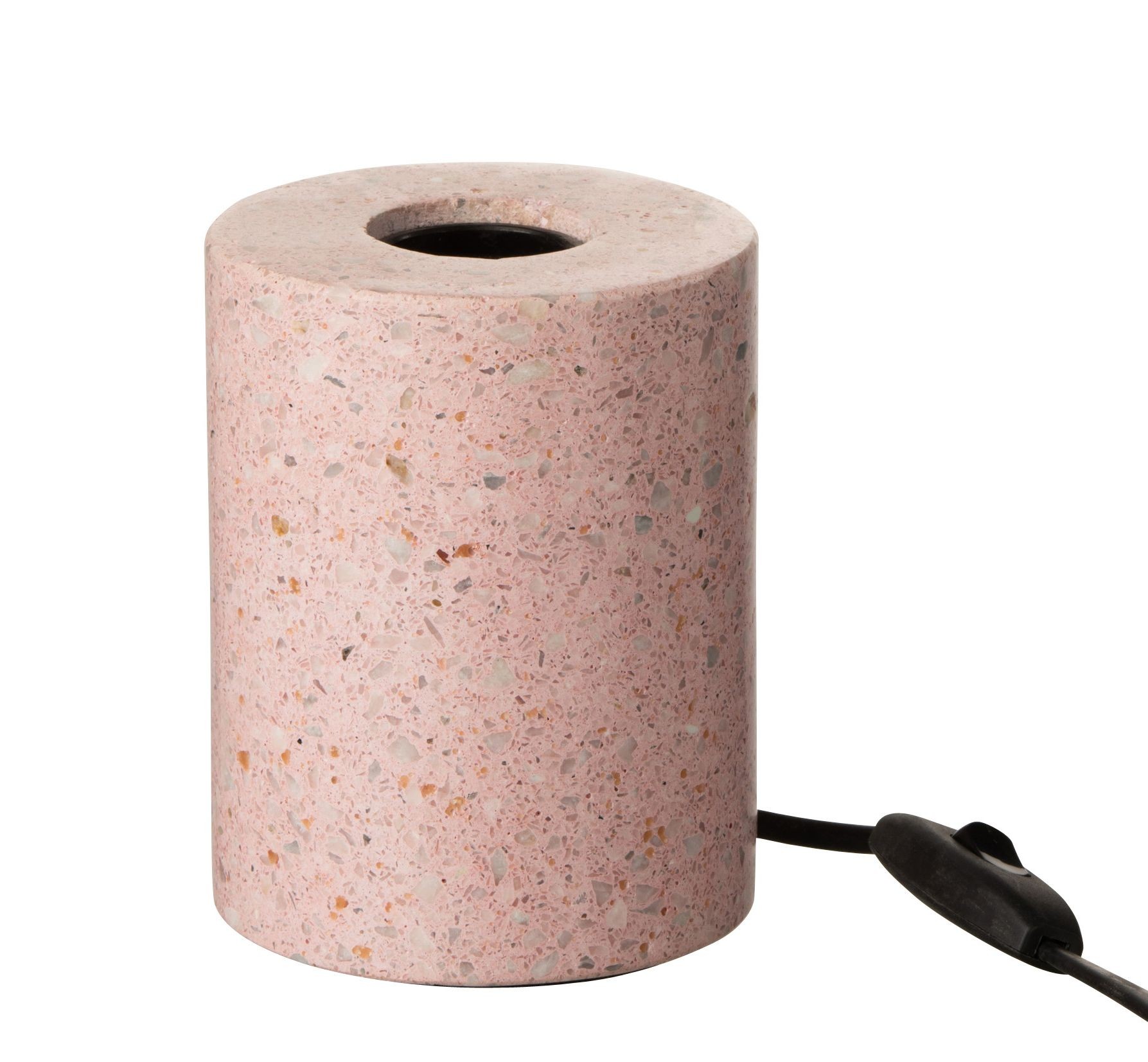 Růžová stolní lampa Terrazzo - Ø 10*13 cm/E27