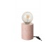 Růžová stolní lampa Terrazzo - Ø 10*13 cm/E27