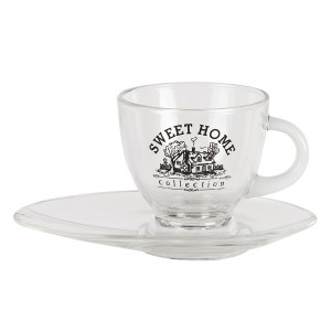 Šálek a podšálek Sweet home - 230ml