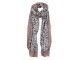 Růžovo béžový šátek Poušť - 85*180 cm