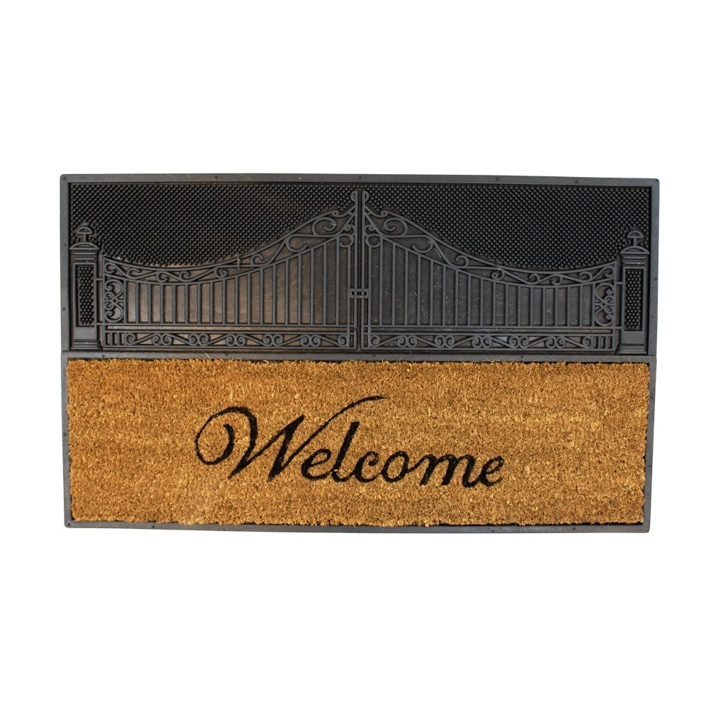 Rohožka Welcome z kokosových vláken a gumy - 45*75*3cm