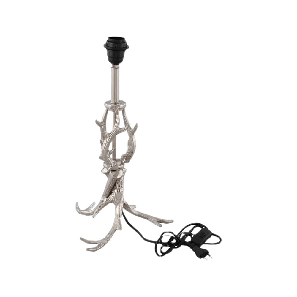 Stříbrná patice na stolní lampu ve tvaru parohů M- 55*34*34cm
