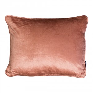 Růžový sametový polštář Rosa - 35*45*10cm