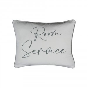 Šedý polštář Room Services - 35*10*45cm