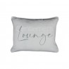 Šedý polštář Lounge - 35*10*45cm