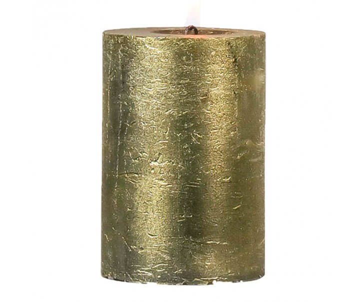Zlatá svíčka Gold XXL - 10*10*20 cm