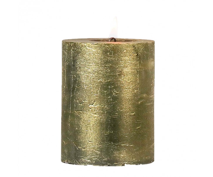 Zlatá svíčka Gold XL - 10*10*15cm