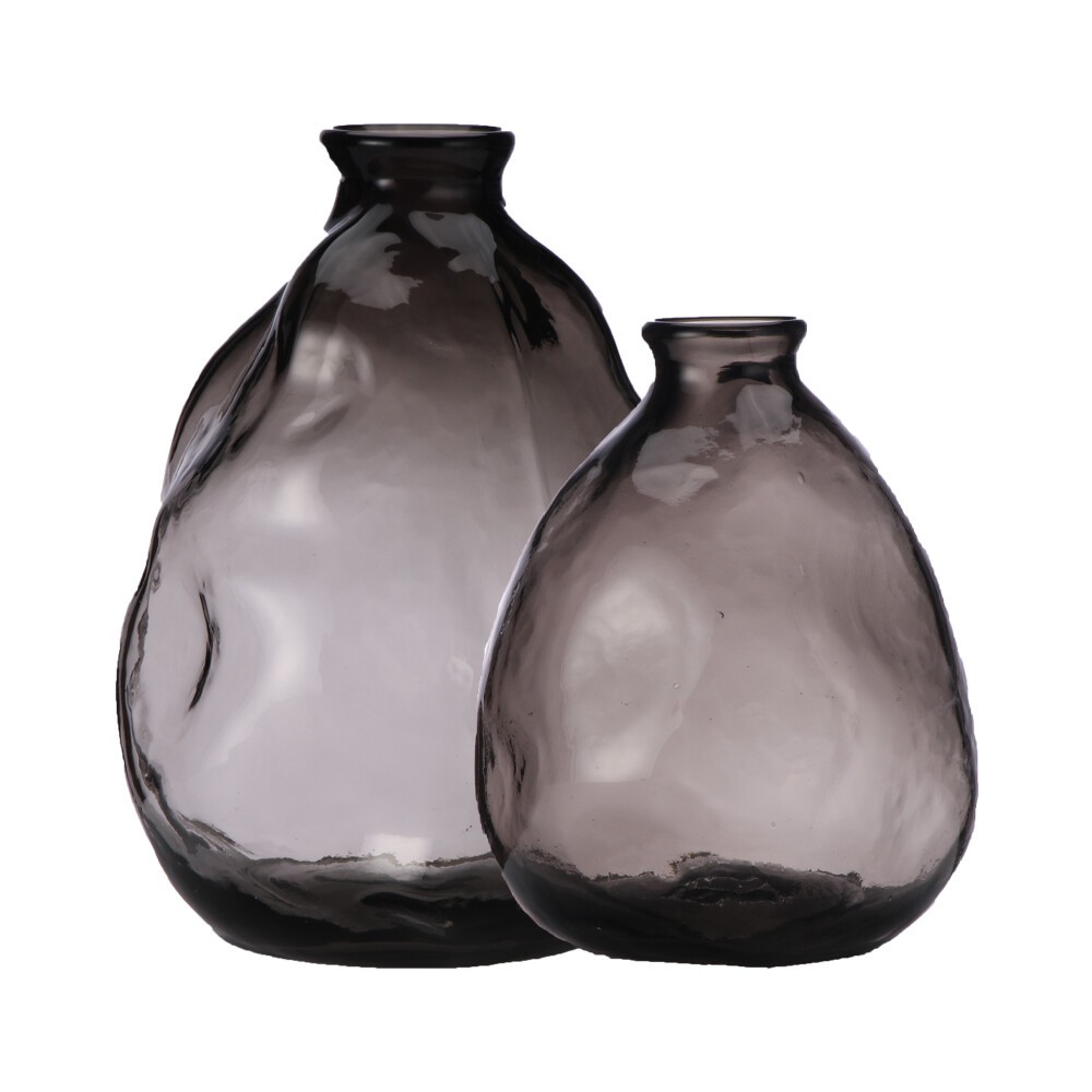Světle šedá váza Evelyne - 16*16*19cm