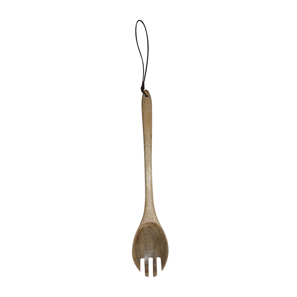 Dřevěná salátová naběrací lžíce z mangového dřeva - 5*2*30cm