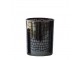 Černý lesklý skleněný svícen Mosa s mozaikou - 7*7*8cm