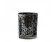 Stříbrný skleněný svícen Leo s motivem leoparda - 7,3*7,3*8cm