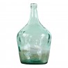 Láhev z recyklovaného skla na 4L - 31*19cm Barva: transparentní, lehce do modaMateriál: recyklované skloHmotnost: 1,5 kg