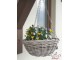 Závěsný ratanový květináč - Ø40*21 cm Van der Leeden