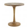 Kulatý dřevěný bistro stolek Bicaba - Ø50*55 cm Materiál : mangové dřevoBarva : přírodníHmotnost : 6,5kg 