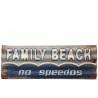 Kovová cedule Family Beach - 111,5*2,5*40 cm