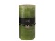 Oválná zelená svíčka XXL - 10*10*20 cm
