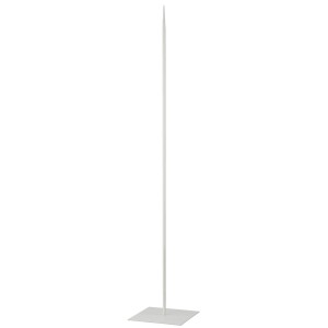 Bílý kovový stojan na toaletní papír L - 22*22*120 cm