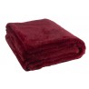 Červená chlupatá deka Cutie - 130*180*1 cm Barva: červenáMateriál: polyester