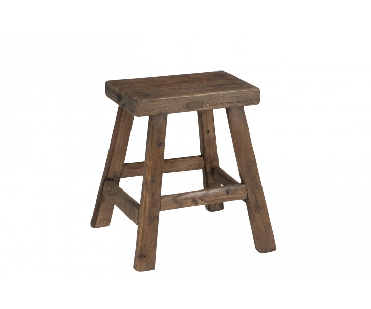 Hnědá dřevěná stolička Bery - 35,5*34,5*45 cm