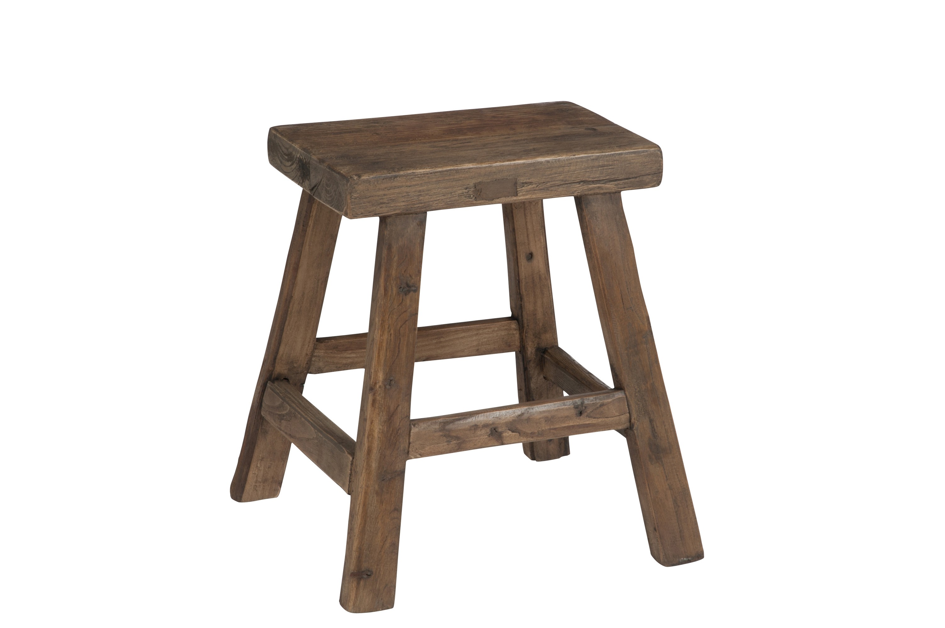Hnědá dřevěná stolička Bery - 35,5*34,5*45 cm J-Line by Jolipa