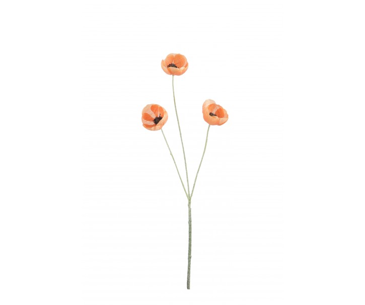 Umělá dekorativní květina Vlčí mák - 15*7*50 cm
