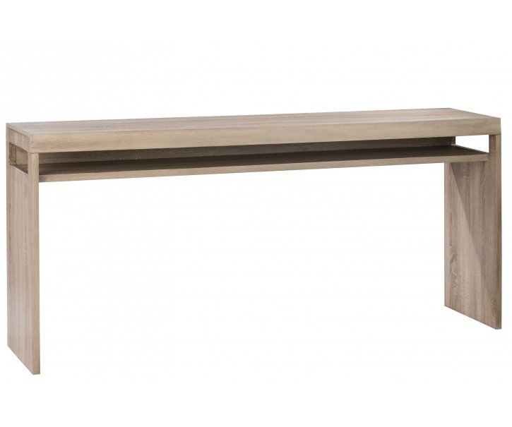 Světle hnědý dřevěný odkládací stůl - 180*40*80 cm