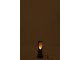 Stojací dřevěná lampa Paulownia Black 1 - Ø 20*51 cm