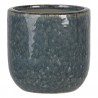 Tmavý žíhaný obal na květiny Zita L - Ø 13*13 cm