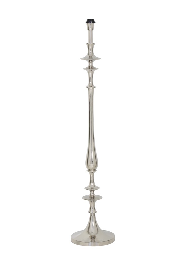 Stříbrná kovová základna ke stojací lampě Salabim -  Ø20*130 cm / E27 Light & Living
