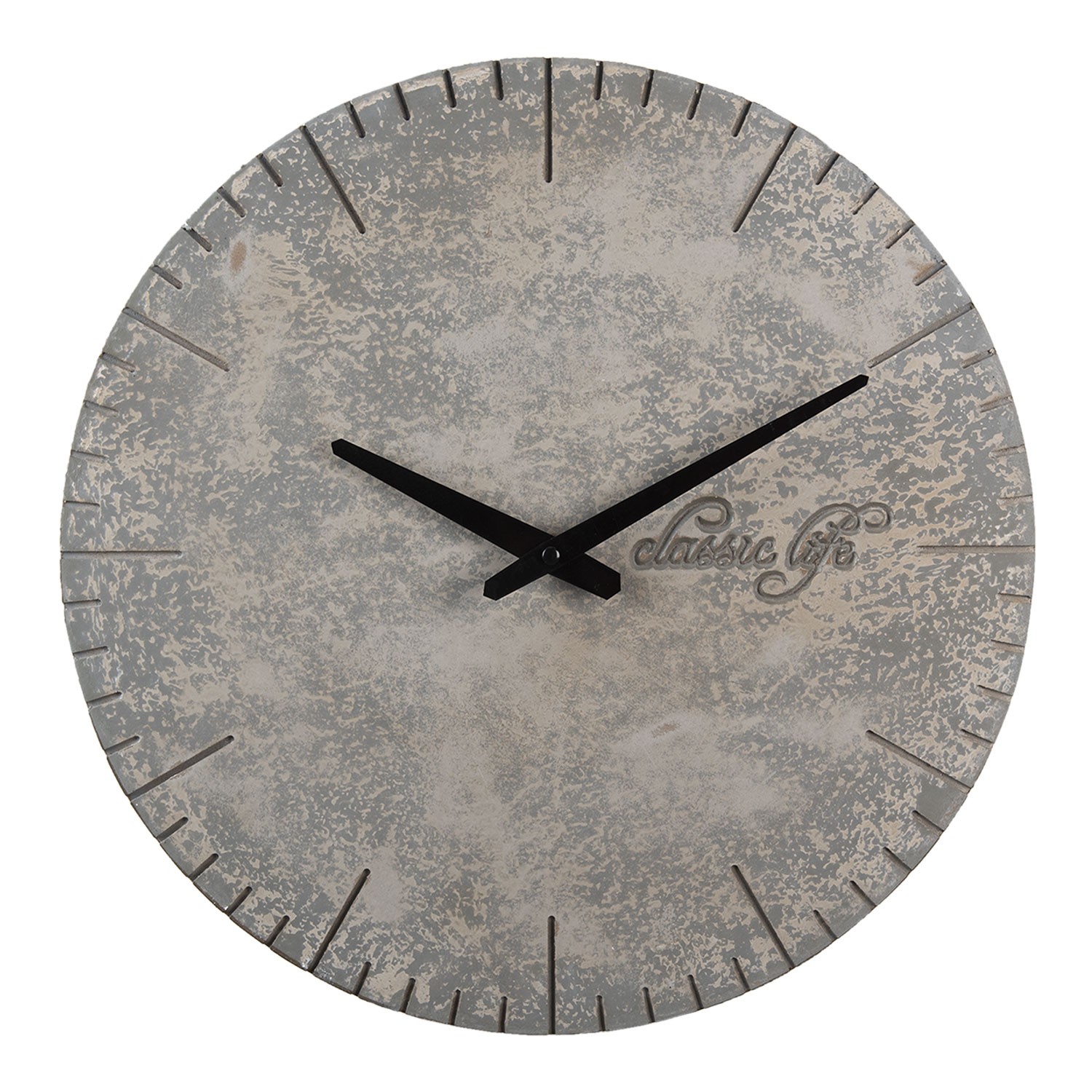 Nástěnné kulaté designové hodiny Classic Life - Ø 40*4 cm / 1*AA Clayre & Eef