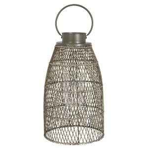 Závěsná proutěná lucerna Meril - Ø 30*62 cm