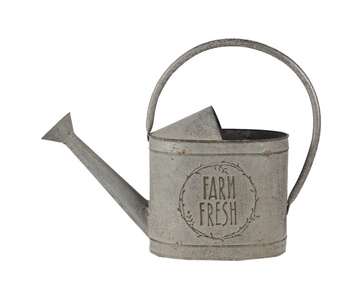 Dekorativní šedá retro konev Fresh farm - 45*16*33 cm