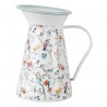 Dekorační vintage smaltovaný džbán Adelle - 12*12*20 cm