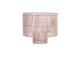 Světle růžové bambusové stínidlo Rodger - Ø 40*35 cm