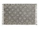 Bílo černý obdélníkový koberec Boyaka se vzorem - 120*80 cm