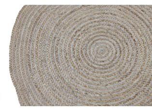 Přírodně hnědý jutový kulatý koberec Irbi - Ø 120 cm