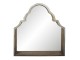 Bílo hnědé dřevěné zdobené zrcadlo Vafara - 85*12*87 cm